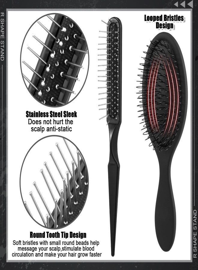 ProSuites 10 Pack Set 2 Wig Head Stand with 5 PCS Wig Brush Comb Hat Wig Holder Set for for Travel Home Use - Image 4
